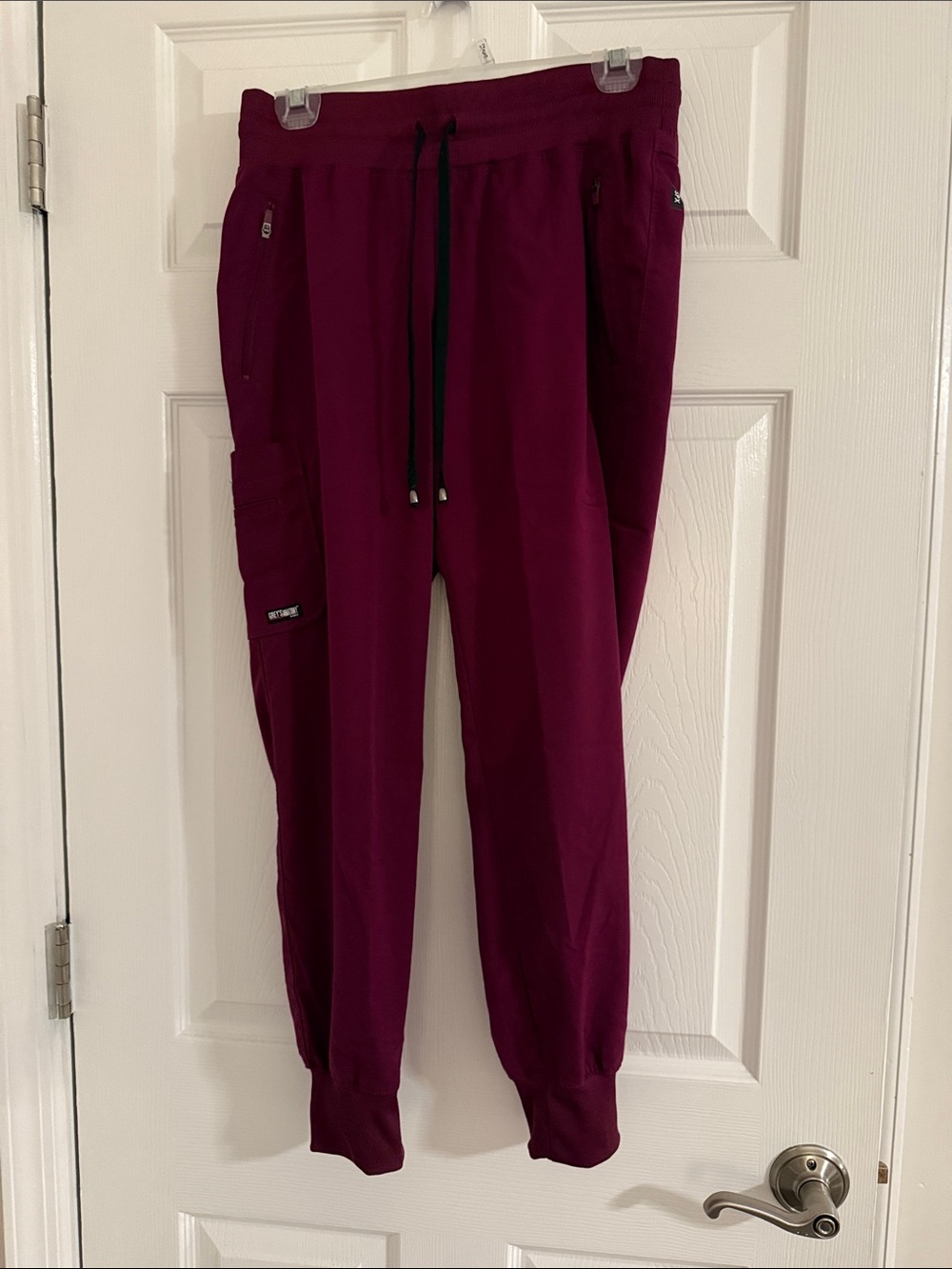 Grey's Anatomy Women’s Jogger Pants in Burgundy